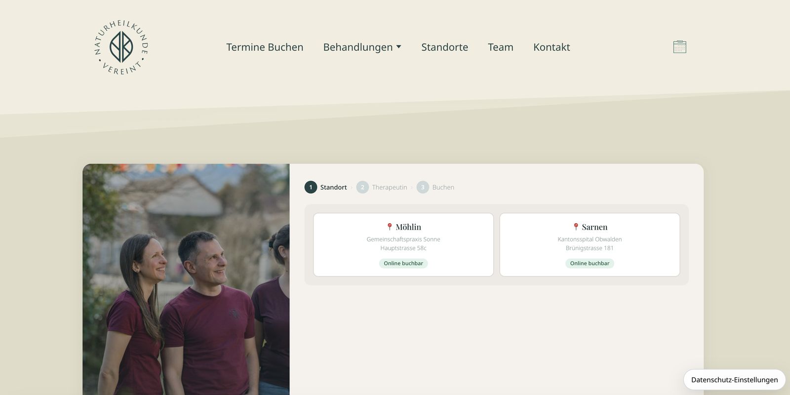 Startseite von Naturheilkunde Vereint